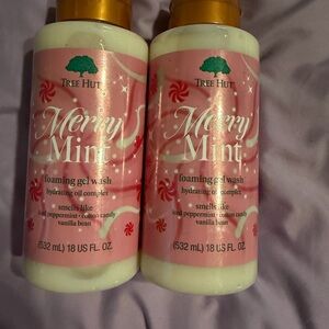 Tree Hut Merry Mint Foaming Gel Wash — Pink X2